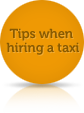 Tips when hiring a taxi